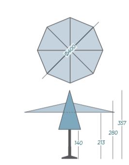 Parasol Presto | Ø4 meter - Afbeelding 7