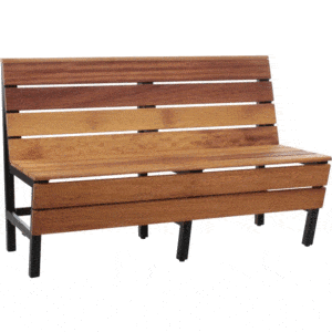 Terrasbank | Iroko | 140 cm