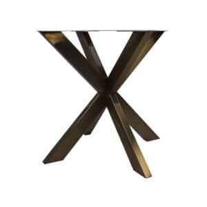 Reza | Vierkante Kruispoot | Goud