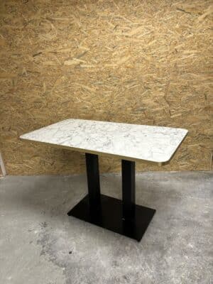 Tafel marmer messing 120 x 68 cm
